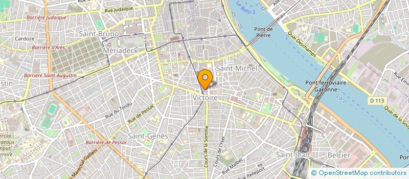 localisation de l'entreprise SCI STE CATHERINE 278  BORDEAUX