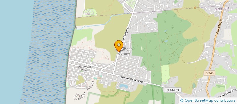 localisation de l'entreprise SCI STE CECILE BRUAY  MERLIMONT