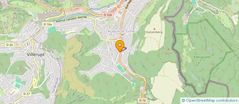 localisation de l'entreprise SCI STE ELISABETH à AUDUN-LE-TICHE