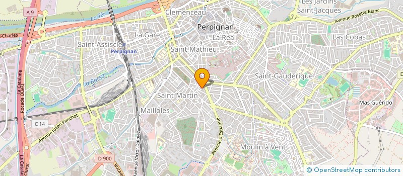 localisation de l'entreprise SCI STE EUGENIE à PERPIGNAN