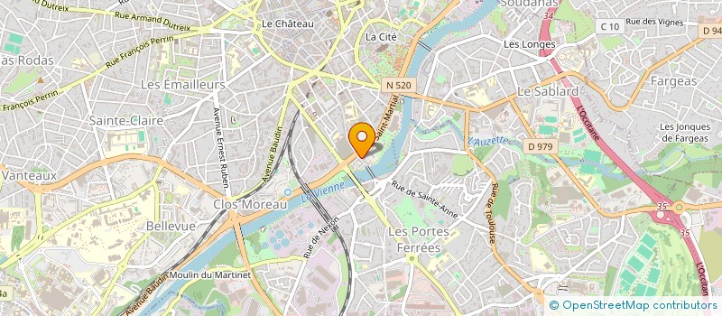 localisation de l'entreprise SCI STE FELICITE à LIMOGES