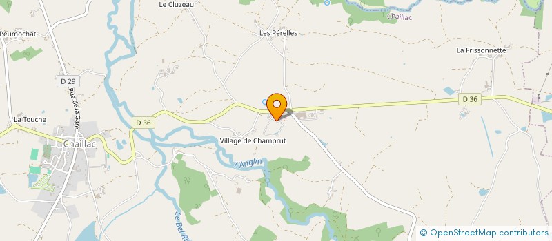 localisation de l'entreprise SCI STE GENEVIEVE à CHAILLAC