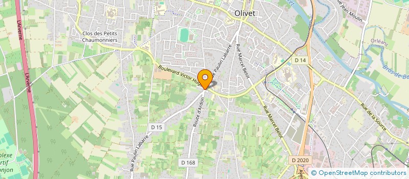 localisation de l'entreprise SCI STE GENEVIEVE à OLIVET