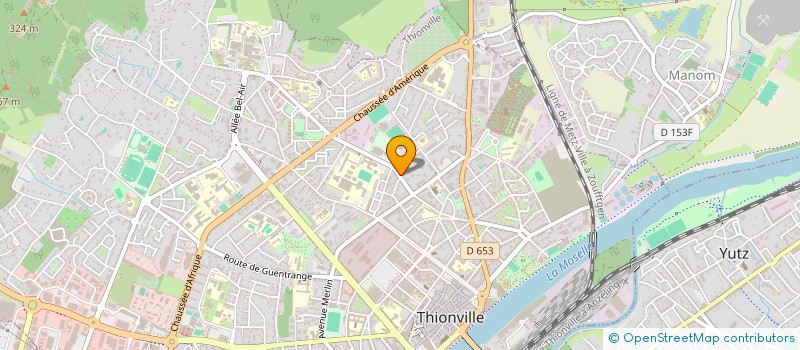 localisation de l'entreprise SCI STE GENEVIEVE à THIONVILLE