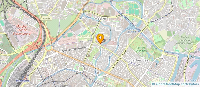 localisation de l'entreprise SCI STE HELENE 18  STRASBOURG