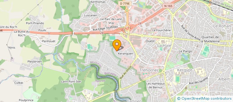 localisation de l'entreprise SCI STE KER ANNA à VANNES