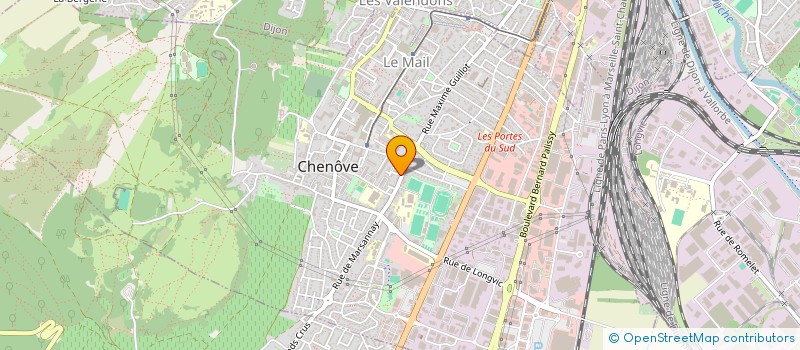 localisation de l'entreprise SCI STE LUCIE à CHENOVE