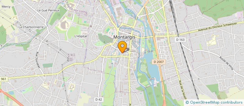 localisation de l'entreprise SCI STE MARIE à MONTARGIS