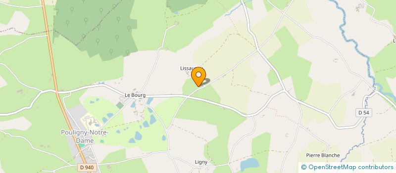 localisation de l'entreprise SCI STE MARIE à POULIGNY-NOTRE-DAME