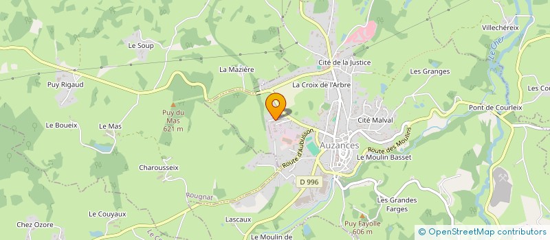 localisation de l'entreprise SCI STE MARIE à AUZANCES
