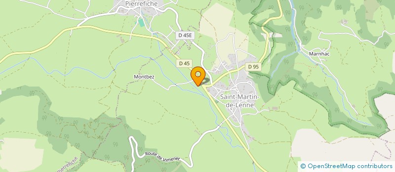 localisation de l'entreprise SCI STE MARIE  SAINT-MARTIN-DE-LENNE