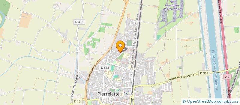 localisation de l'entreprise SCI STEAL à PIERRELATTE