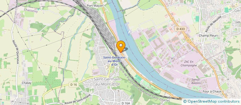 localisation de l'entreprise SCI STEAM'IMMO  SAINT-GERMAIN-AU-MONT-D'OR