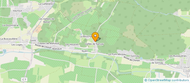 localisation de l'entreprise SCI STEANNA à CRAVANT-LES-COTEAUX