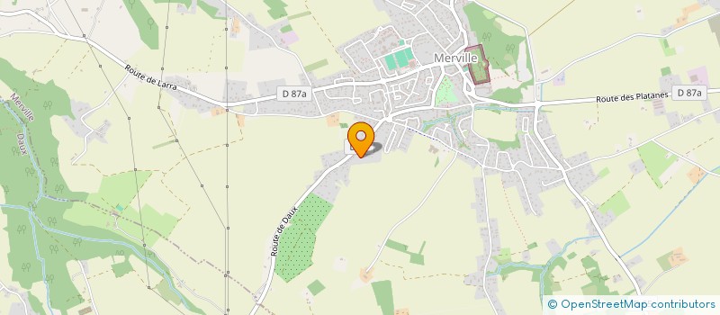 localisation de l'entreprise SCI STEBA  MERVILLE