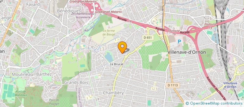 localisation de l'entreprise SCI STEBEMA  LACANAU