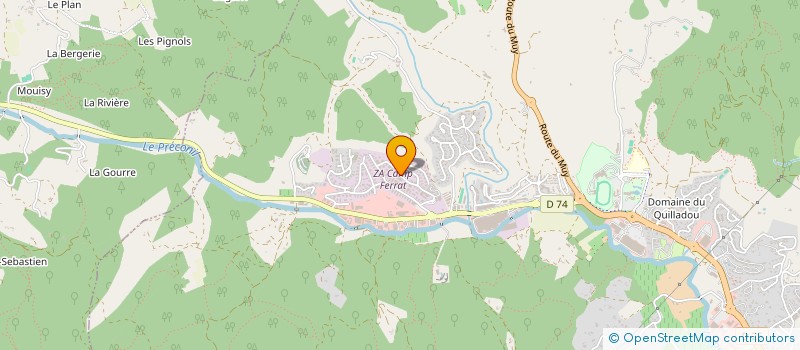 localisation de l'entreprise SCI STEBEN à SAINTE-MAXIME
