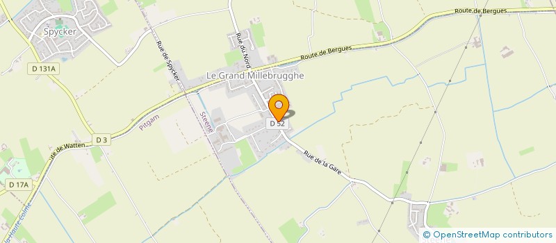 localisation de l'entreprise SCI STEBEN à STEENE