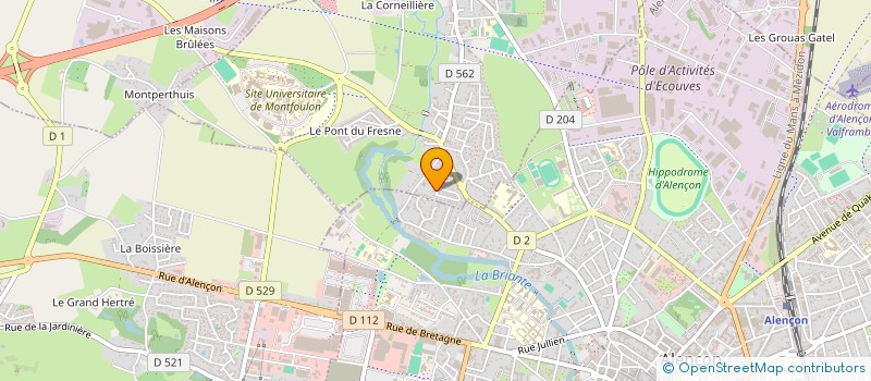 localisation de l'entreprise SCI STECA à DAMIGNY