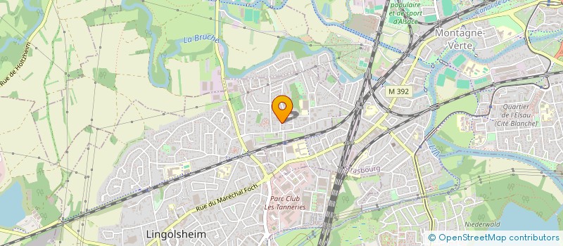 localisation de l'entreprise SCI STECA  LINGOLSHEIM