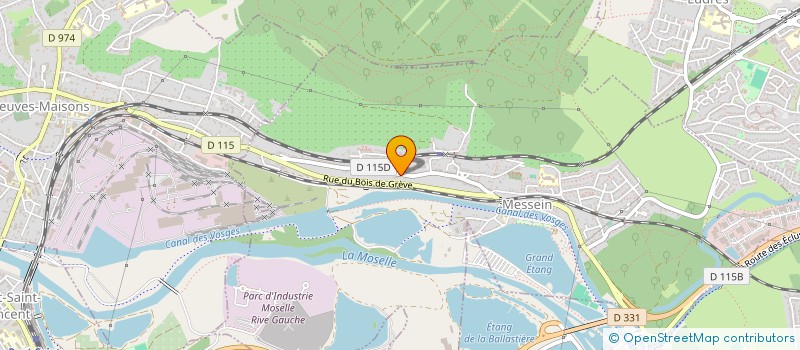 localisation de l'entreprise SCI STECAMAT  MESSEIN