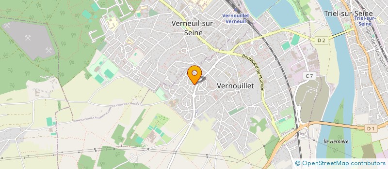 localisation de l'entreprise SCI STECANN à VERNOUILLET
