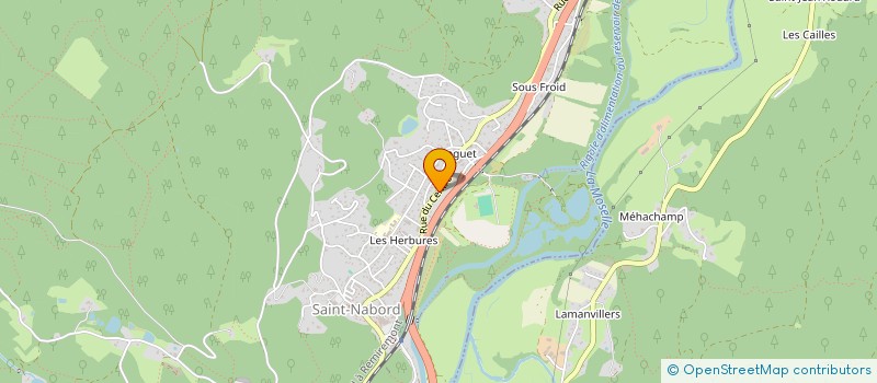 localisation de l'entreprise SCI  STECAR  SAINT-NABORD