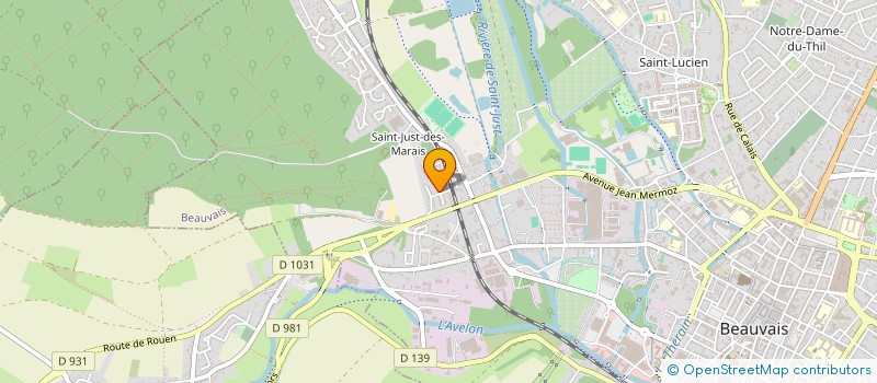 localisation de l'entreprise SCI STECLOED  GOINCOURT