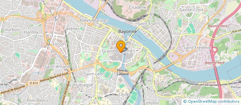 localisation de l'entreprise SCI STECO à BAYONNE
