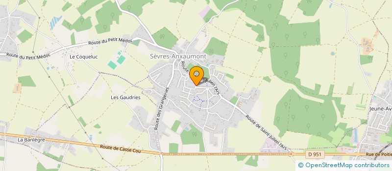 localisation de l'entreprise SCI STEDA  SEVRES-ANXAUMONT