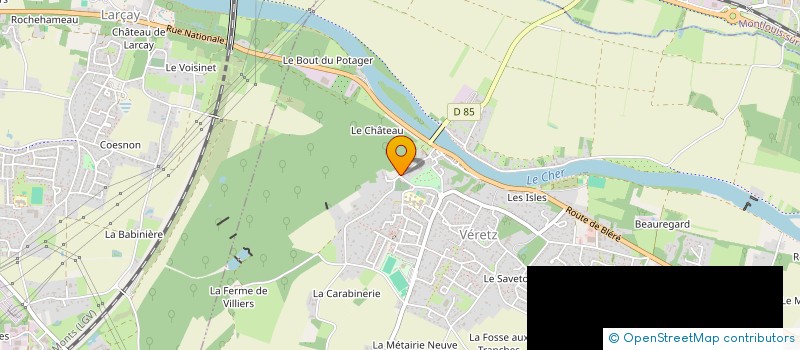 localisation de l'entreprise SCI STEDEBA  VERETZ