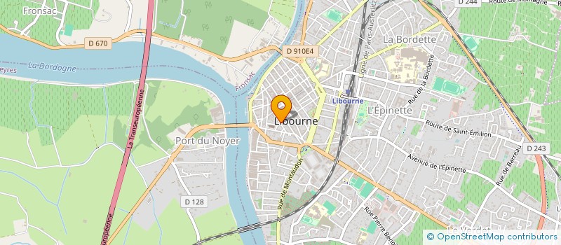 localisation de l'entreprise SCI STEDEL 51  LIBOURNE