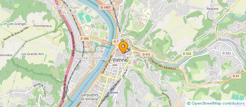 localisation de l'entreprise SCI STEDY à VIENNE