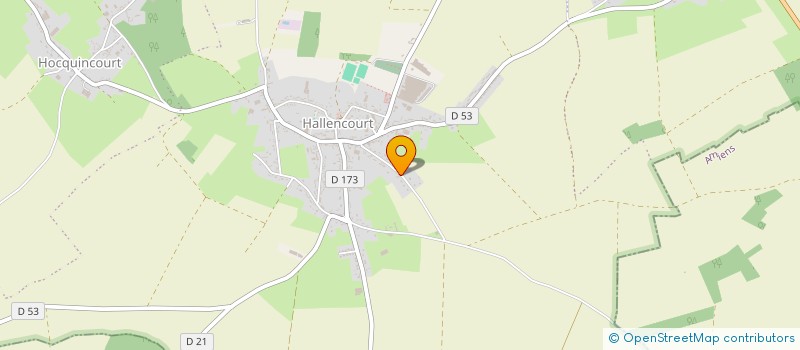 localisation de l'entreprise SCI STEEL  HALLENCOURT