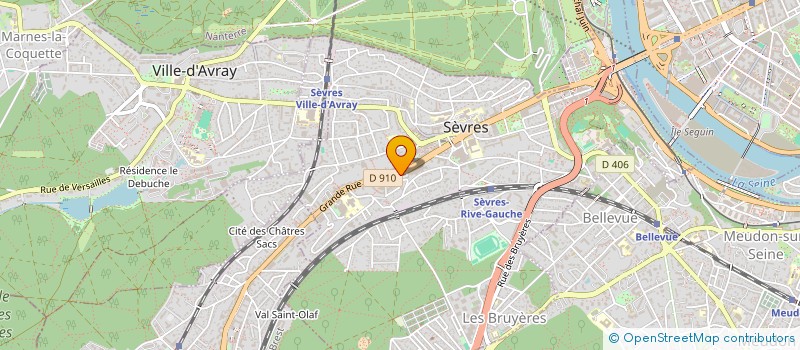 localisation de l'entreprise SCI STEEN BACH à SEVRES