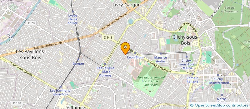 localisation de l'entreprise SCI STEEVEN à LIVRY-GARGAN