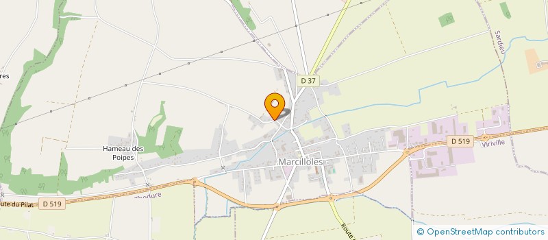 localisation de l'entreprise SCI STEEVIC  MARCILLOLES