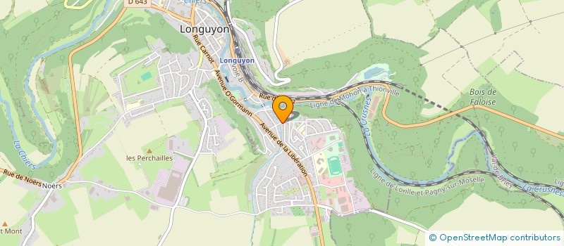 localisation de l'entreprise SCI STEF  LONGUYON