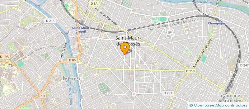 localisation de l'entreprise SCI STEF à SAINT-MAUR-DES-FOSSES