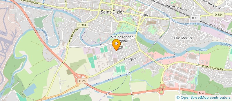 localisation de l'entreprise SCI STEF à SAINT-DIZIER