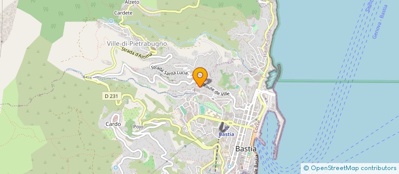 localisation de l'entreprise SCI STEF à BASTIA