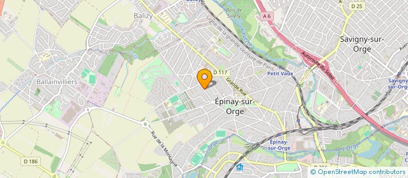 localisation de l'entreprise SCI STEF  EPINAY-SUR-ORGE