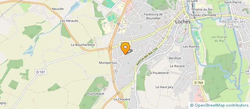 localisation de l'entreprise SCI STEF'ANNE  LOCHES