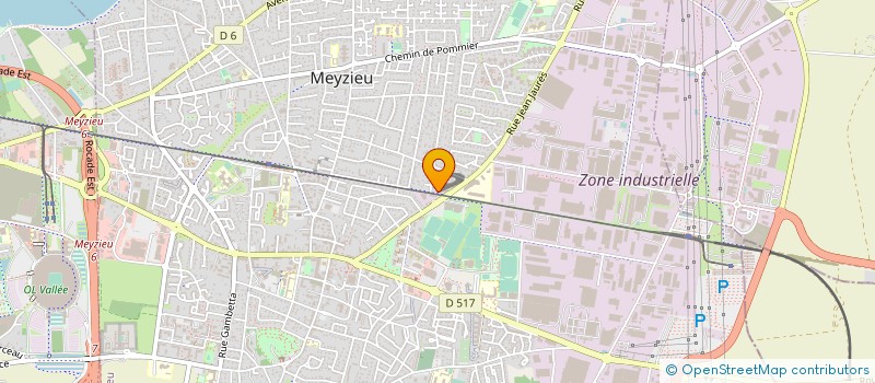 localisation de l'entreprise SCI STEFAB  MEYZIEU