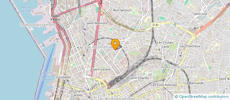 localisation de l'entreprise SCI STEFAB  MARSEILLE