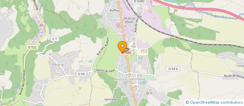 localisation de l'entreprise SCI STEFALLI  NIVOLAS-VERMELLE