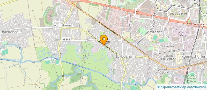 localisation de l'entreprise SCI STEFANI  ECKBOLSHEIM