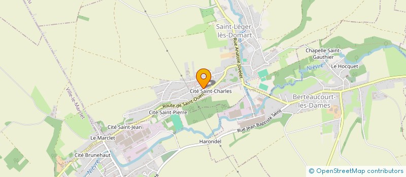 localisation de l'entreprise SCI STEFANIS  SAINT-LEGER-LES-DOMART