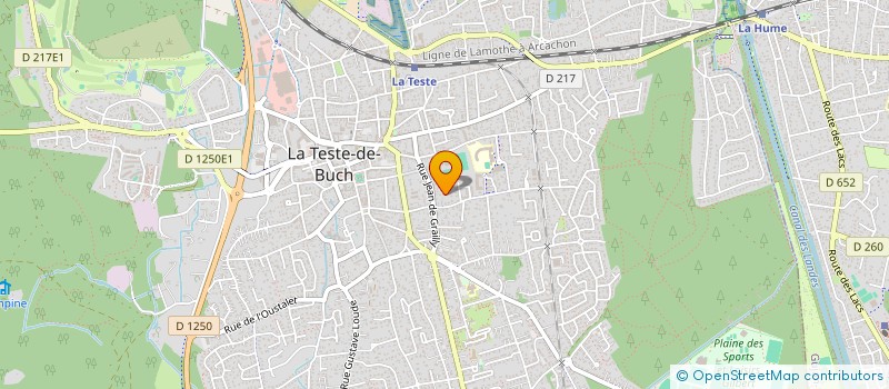 localisation de l'entreprise SCI STEFANY à LA TESTE-DE-BUCH