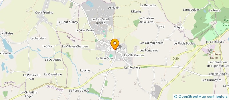 localisation de l'entreprise SCI  STEFARNO  LA BAUSSAINE